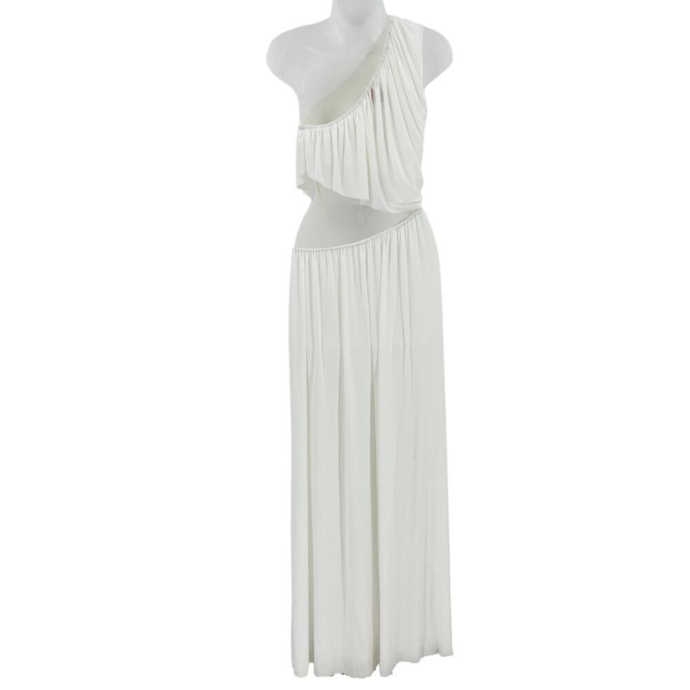 Misa Los Angeles One Shoulder White Dress - Picture 5 of 11